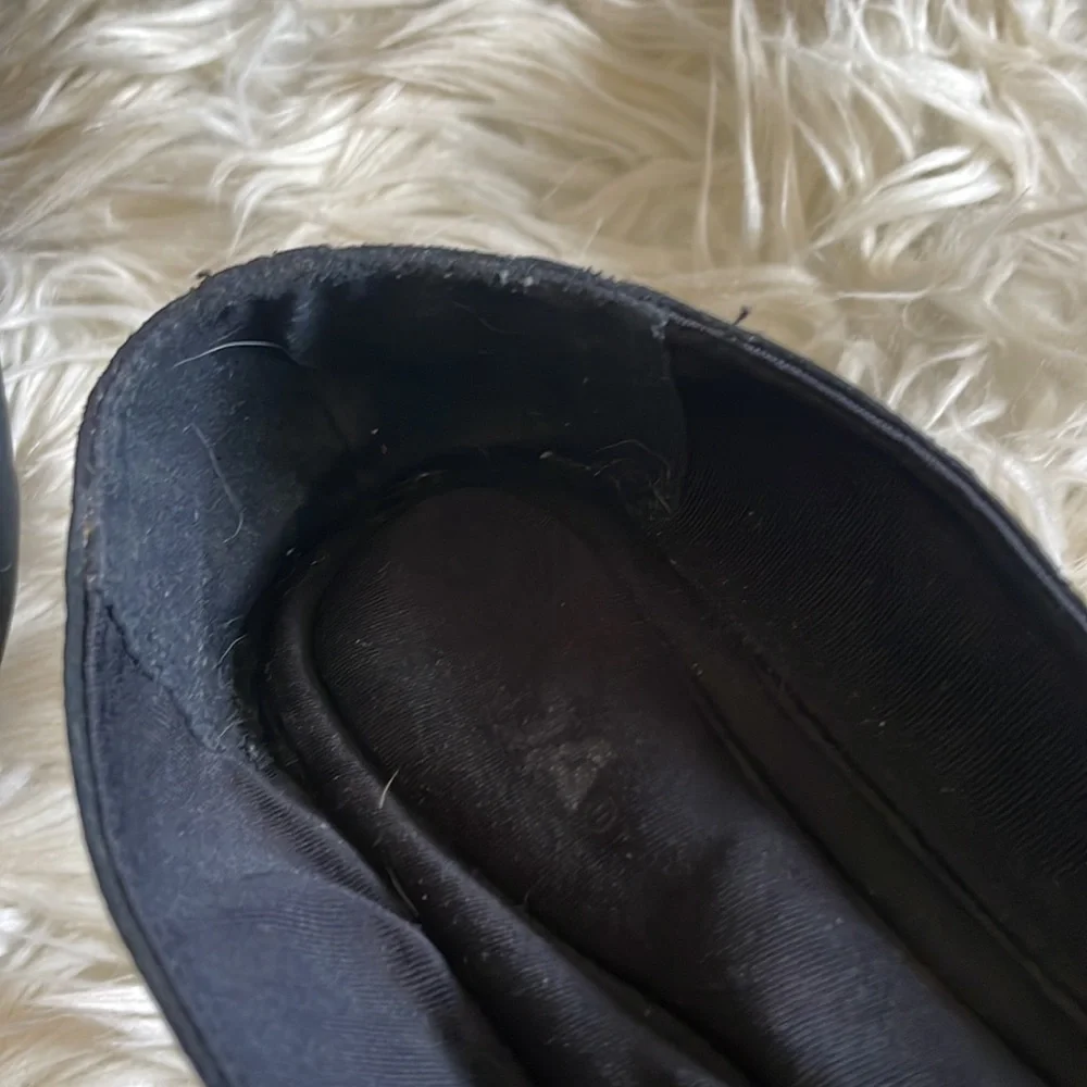 Soda black suede professional loafer work business career shoe gel soles 8 1/2 - Picture 8 of 16